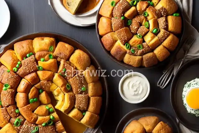 Savory Breakfast Monkey Bread