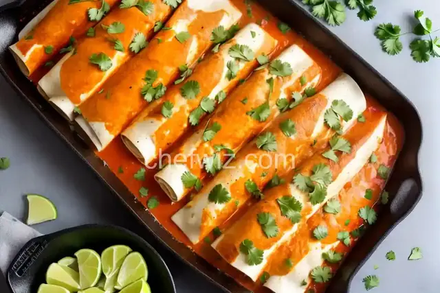 Savory Halibut Enchiladas