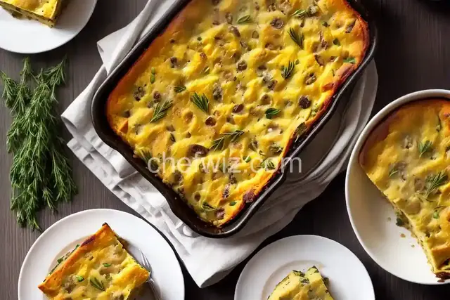 Savory Herb Bread Pudding