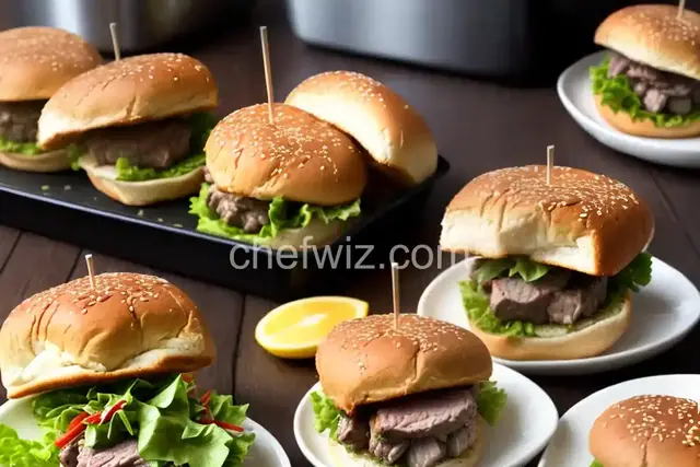Savory Lamb Sliders