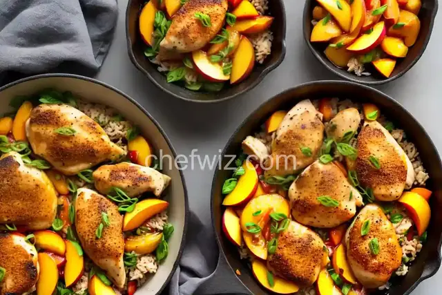 Savory Peach Chicken