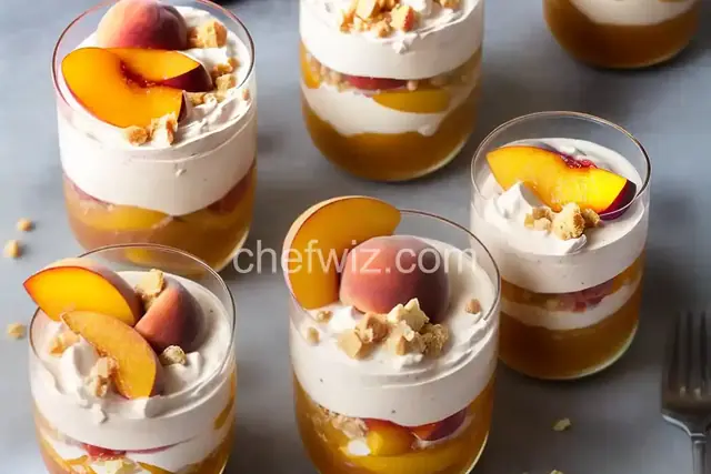 Savory Peach Parfait