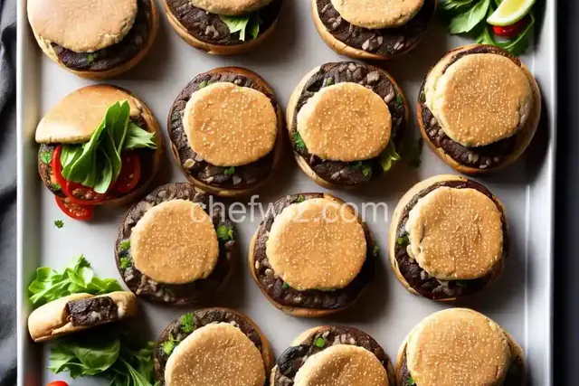 Savory Portobello Mushroom Burgers