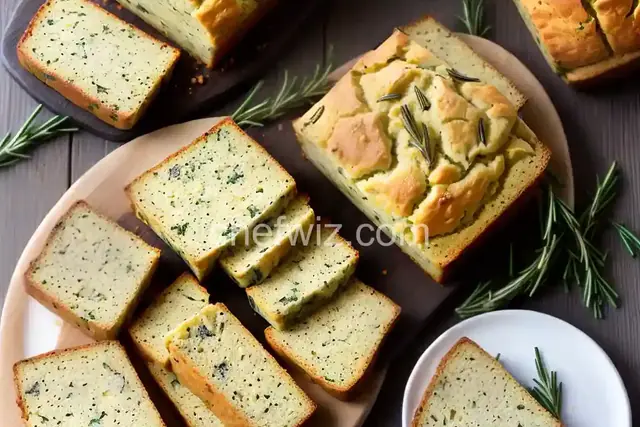 Savory Rosemary Goat Cheese Quick Bread