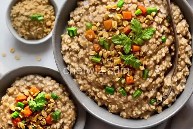 Savory Steel Cut Oatmeal