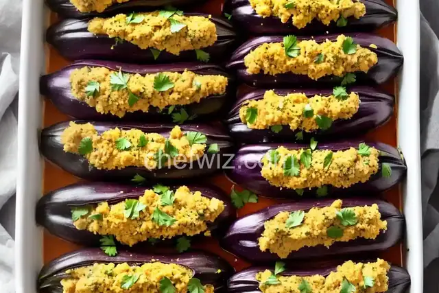 Savory Stuffed Eggplant