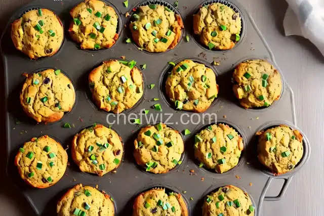 Savory Vegan Veggie Muffins