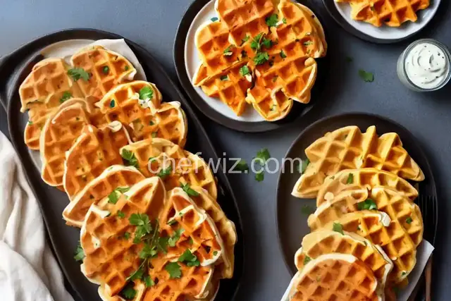 Savory Waffles Six Ways