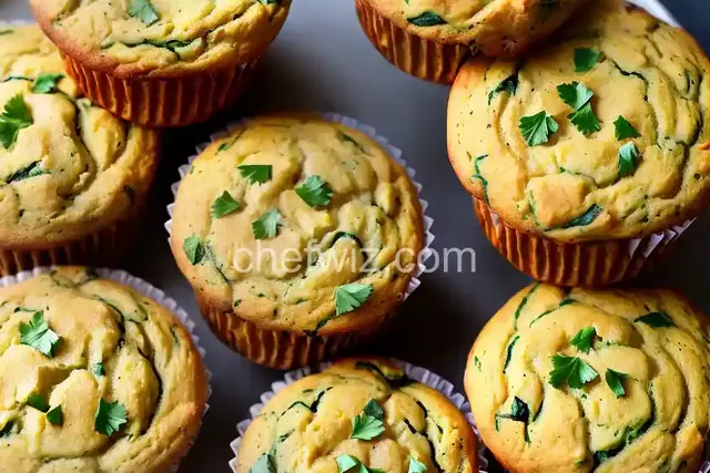 Savory Zucchini Muffins