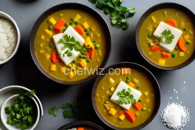 Sayur Lodeh (Vegetable Soup With Pressed Rice Cakes)