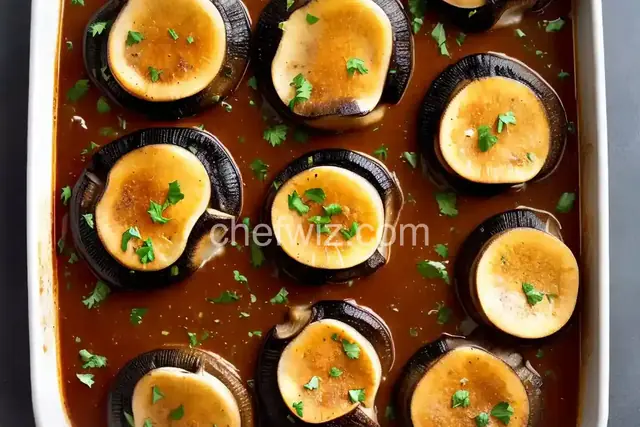 Scalloped Portobello Mushrooms