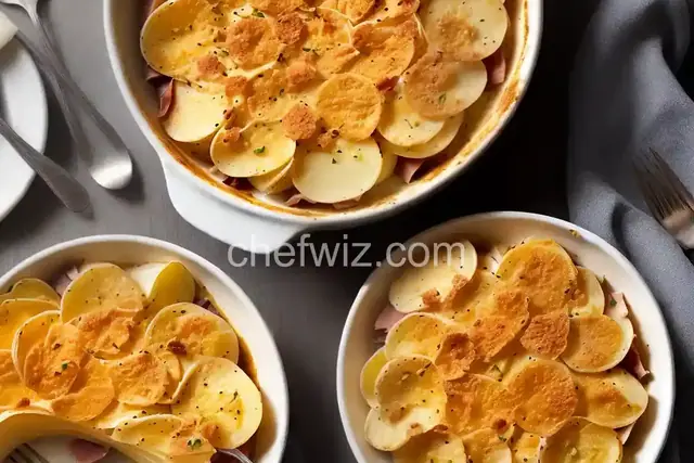 Scalloped Potatoes And Ham