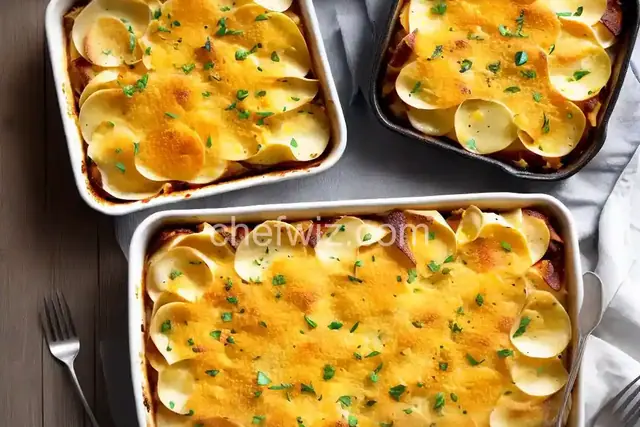 Scalloped Potatoes with Three Cheeses