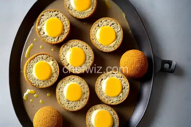 Scotch Eggs with Mustard Sauce