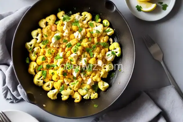 Scrambled Cauliflower - Low Carb