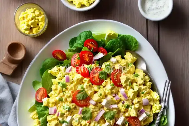 Scrambled Egg Salad
