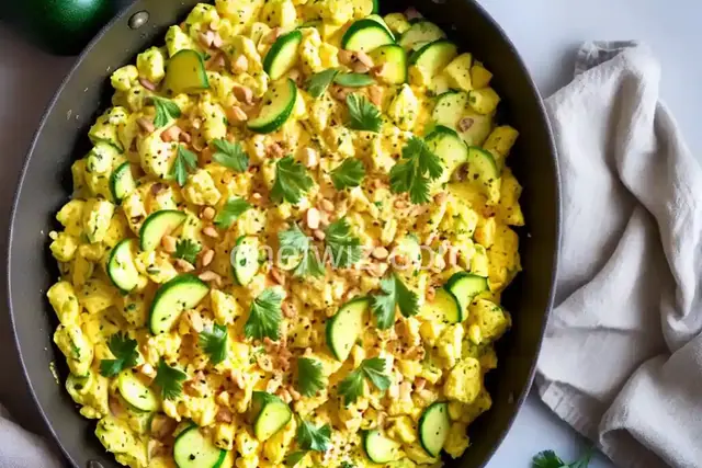 Scrambled Eggs with Zucchini