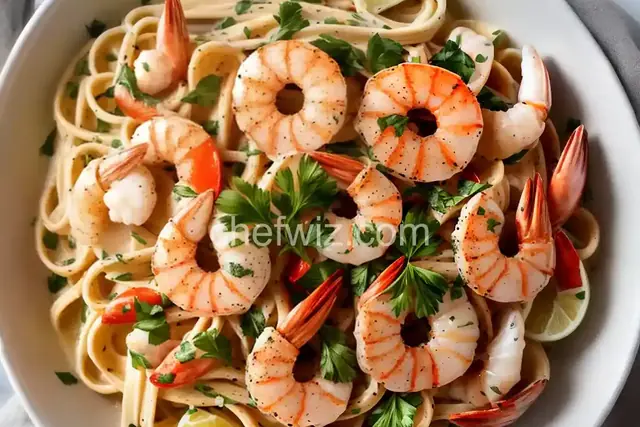 Seafood Alfredo