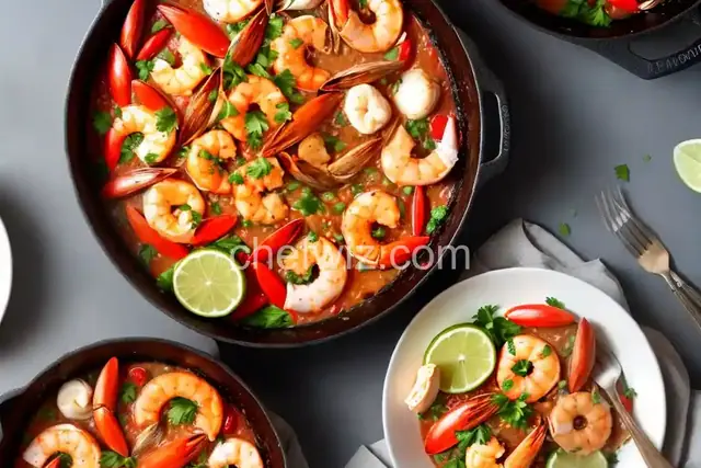 Seafood Bake for Two