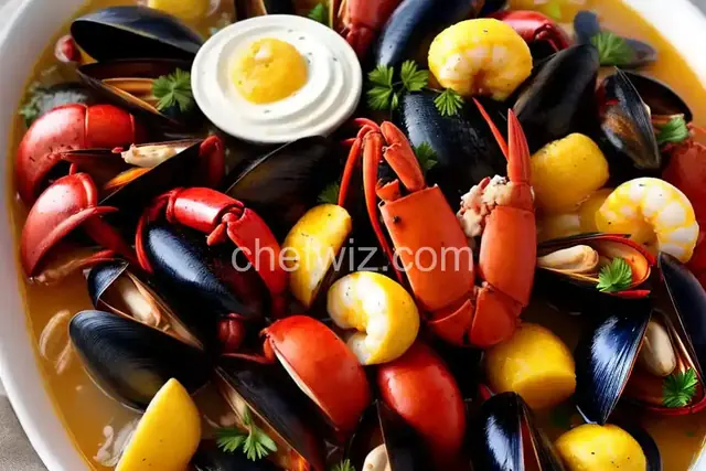 Seafood Boil with Lobsters and Mussels