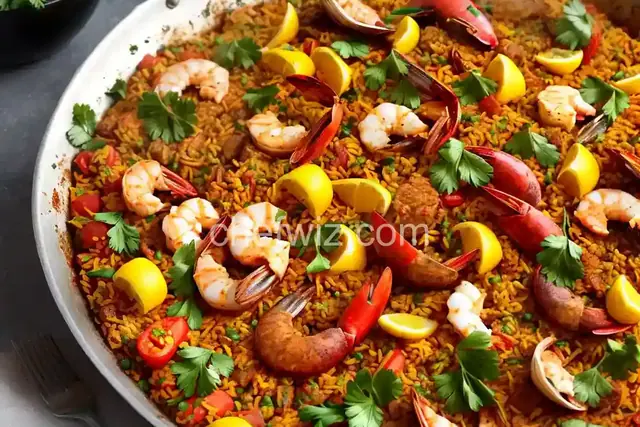 Seafood and Chorizo Paella