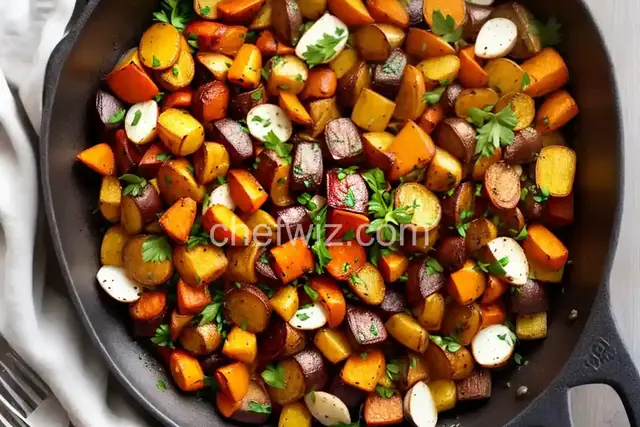 Sean's Mommy's Roasted Root Vegetables