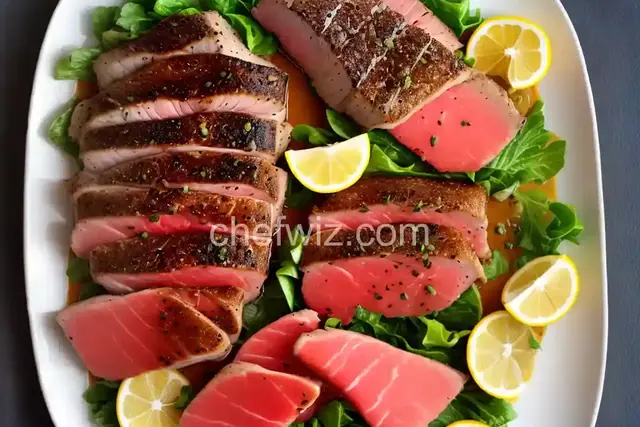 Seared Ahi Tuna Steaks