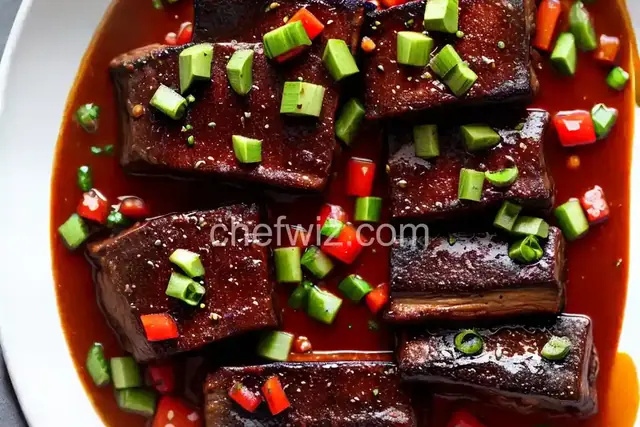 Seared Boneless Short Ribs with Salsa Criolla
