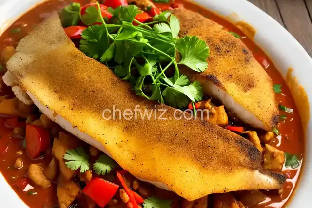 Seared Catfish Creole