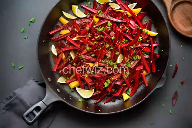 Seared Red Chard