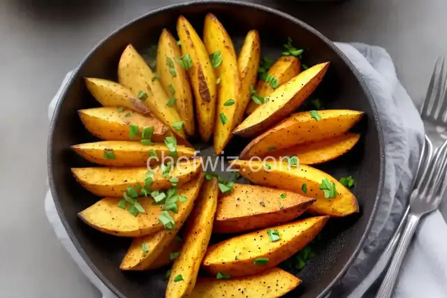 Seasoned Baked Potato Wedges