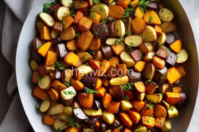 Seasoned Roasted Root Vegetables