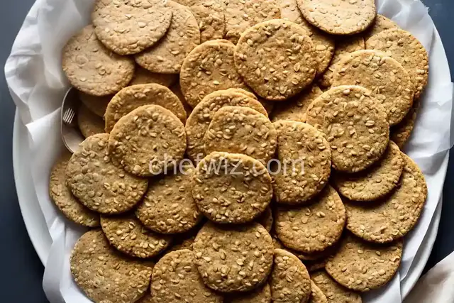 Seedy Oat Crackers