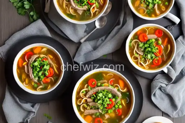 Sensational Turkey Noodle Soup