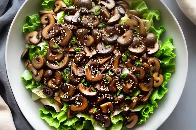 Sesame Cabbage and Mushrooms