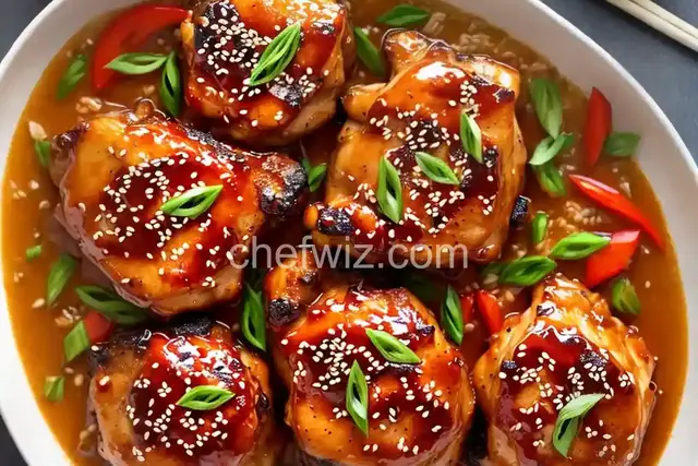 Sesame Chicken Thighs