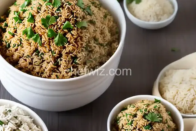 Sesame-Cilantro Rice