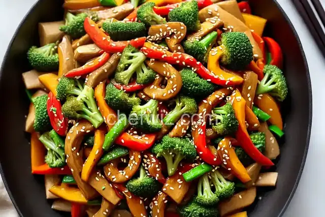 Sesame-Ginger Vegetable Stir-Fry