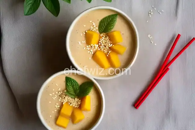 Sesame Mango Smoothie