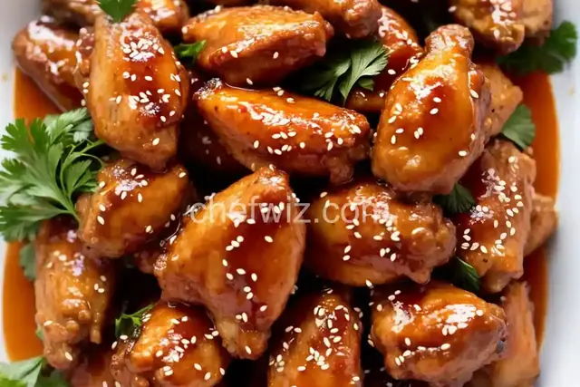 Sesame Oil Chicken Wings