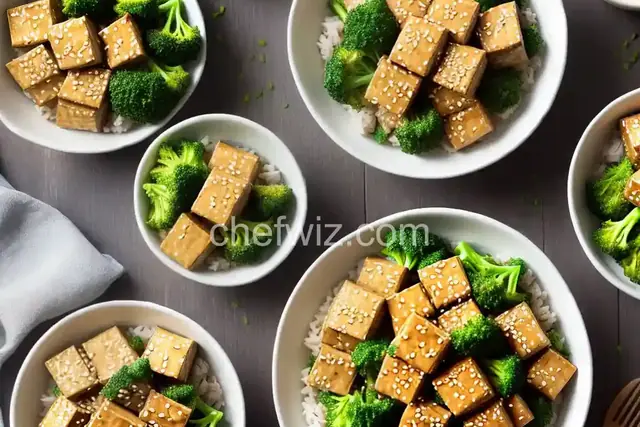 Sesame Tofu With Broccoli