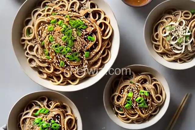 Sesame Udon Noodles