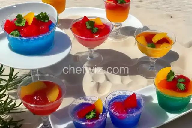 Sex on the Beach Jell-O Shots