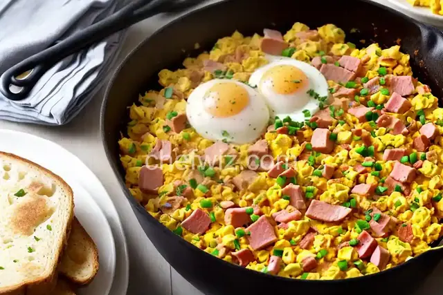 Sharon's Egg and Ham Scramble