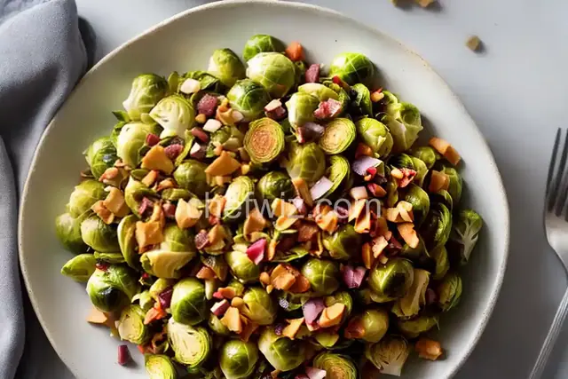 Shaved Brussels Sprouts with Pancetta