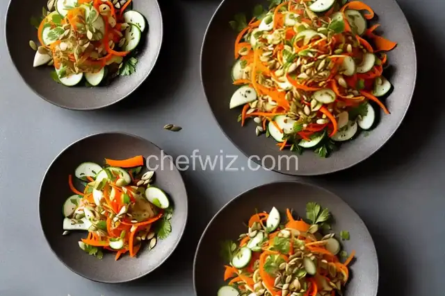 Shaved Carrot and Radish Salad With Herbs and Pumpkin Seeds