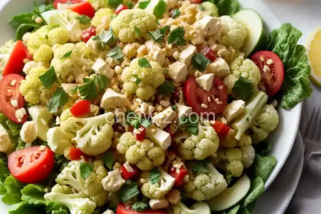 Shaved Cauliflower Salad