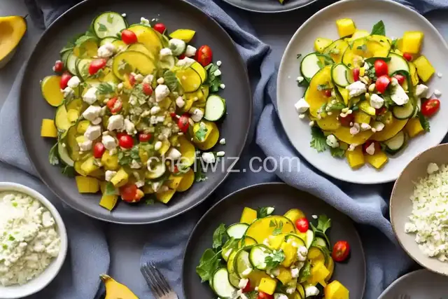 Shaved Summer Squash Salad