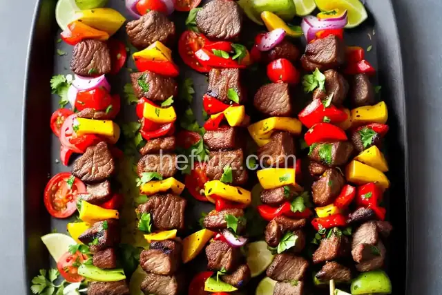 Shawarma-ish Short Rib Kebabs