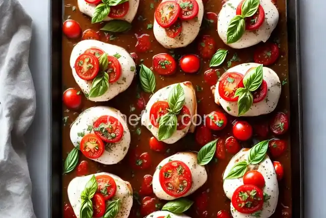 Sheet Pan Caprese Chicken